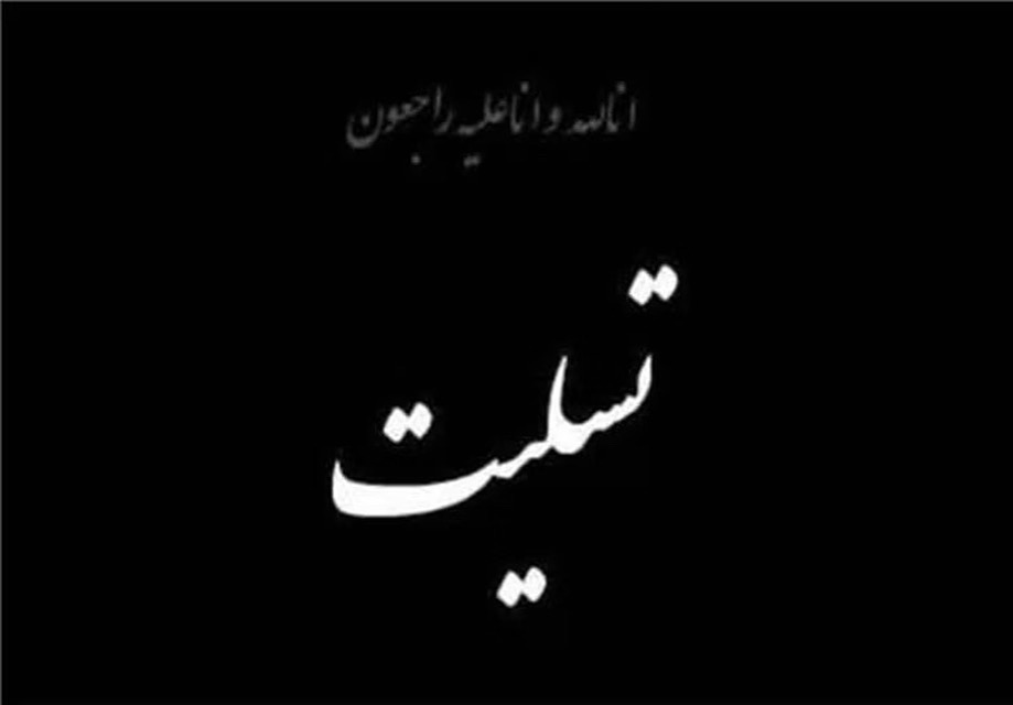 پیام تسلیت فدراسیون انجمن‌های ورزشهای رزمی به  عضو شورای راهبردی و سیاستگذاری فدراسیون