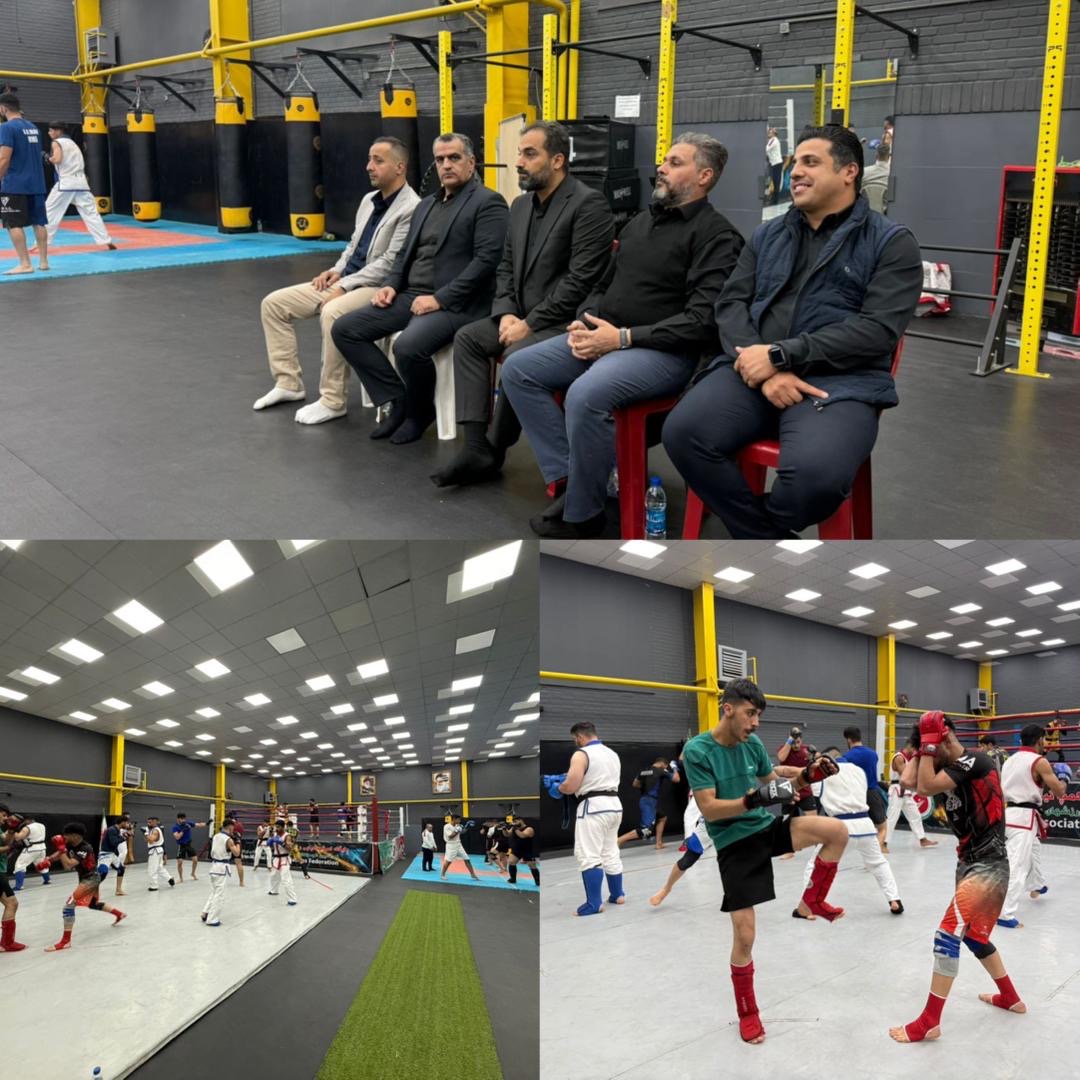 بازدید رئیس و مسئولین فدراسیون از اردوی آماده‌سازی تیم ملی هنرهای رزمی ترکیبی بزرگسالان