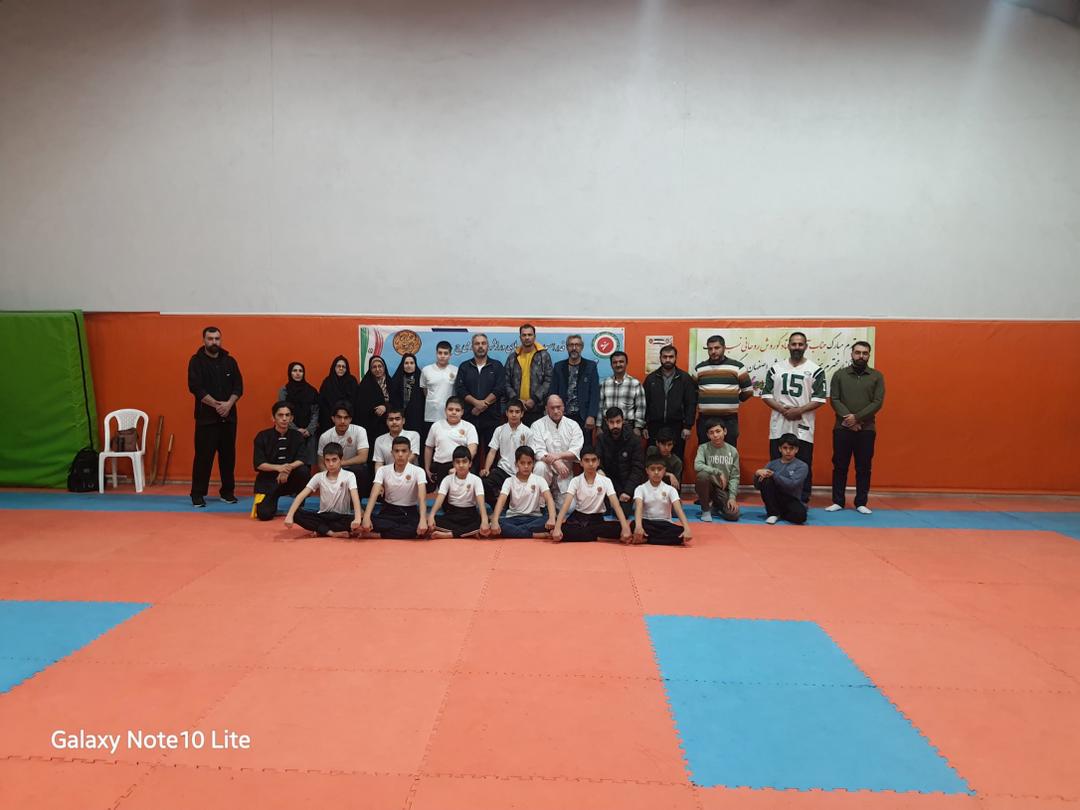 برگزاری دوره آزمون دان و استاژ فنی گروه رزمی سیمرغ