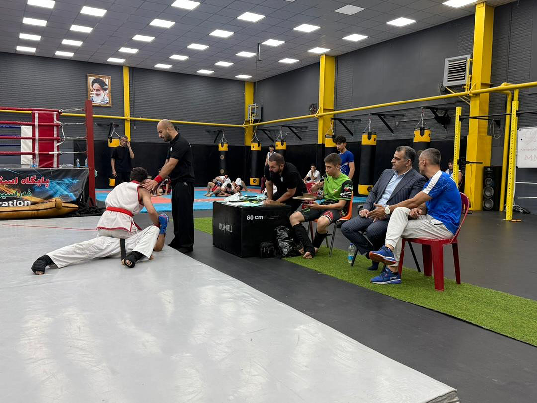حضور رئیس فدراسیون در آخرین مرحله از رقابت‌های انتخابی درون‌اردویی تیم ملی MMA جوانان