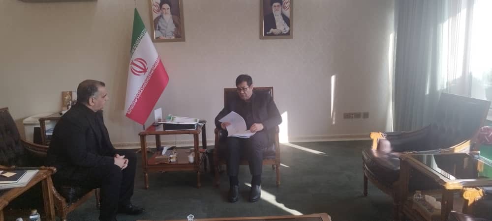 دیدار وزیر ورزش و جوانان با رئیس فدراسیون رزمی