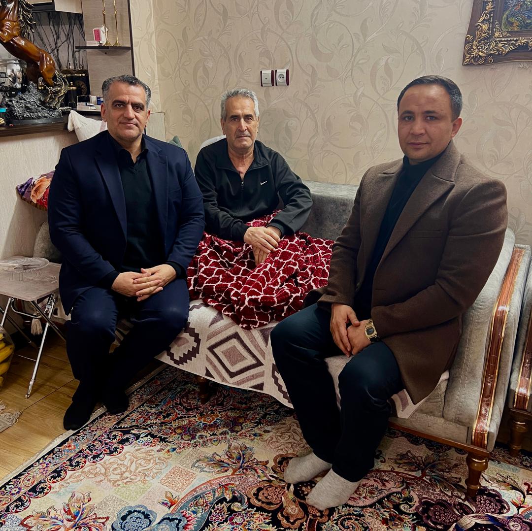 عیادت رئیس فدراسیون رزمی از رئیس سبک گراپلینگ کیک‌بوکسینگ