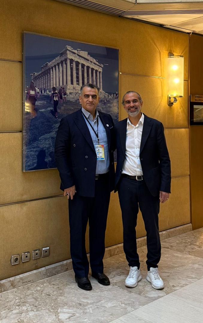 دیدار رسمی دکتر افشین هادی چگینی با رئیس سازمان GAMMA / گاما در آتن