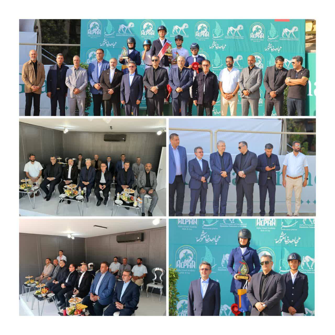 دعوت از دکتر چگینی رییس فدراسیون انجمن‌های ورزش‌های رزمی جهت حضور در مسابقات پرش با اسب